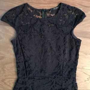 Zara Black Lace Dress Size XS